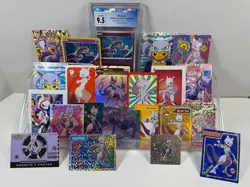 Pokemon Lot of Cards and Stickers All Mewtwo #150 Mewtwo Only Pokemon Lot of 22 - Image 2