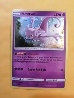 Mewtwo - SM77 - Pokemon Sun & Moon Promo Holo Rare Card LP - Image 1