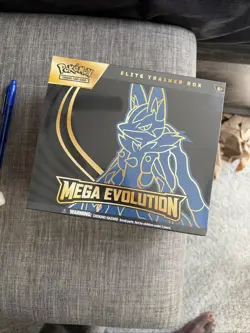 Pokemon Mega Evolution Elite Trainer Box with Riolu Full-Art Promo Card 2023 - Image 1