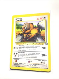 TAUROS - 47/64 - 60 PV - ITALIAN - Jungle - Pokemon Card - LP - Image 1