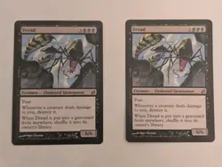 MTG Dread #107/301 Lorwyn Rare Magic The Gathering Black Creature Card - Image 1