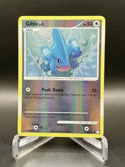 Gible 85/123 Mysterious Treasures (2007) Reverse Holo Common Card Pokemon TCG - Image 1