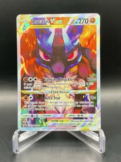 Lucario VSTAR SWSH291 Crown Zenith (ETB) Black Star Promo Pokemon Card NM/M - Image 1