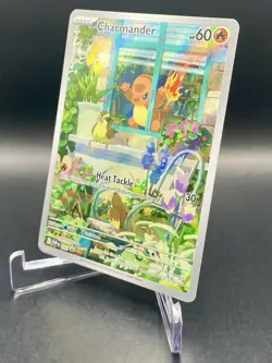 Charmander SVP 044 Scarlet & Violet Black Star Promo Full Art Pokemon Card NM/M - Image 2