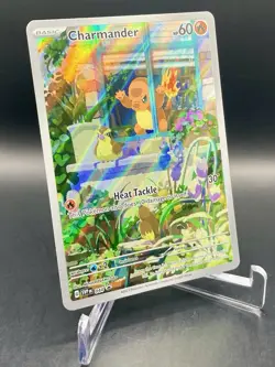 Charmander SVP 044 Scarlet & Violet Black Star Promo Full Art Pokemon Card NM/M - Image 3