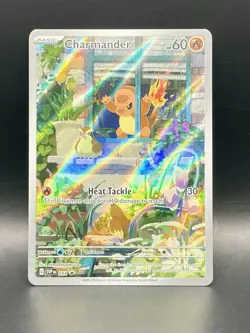 Charmander SVP 044 Scarlet & Violet Black Star Promo Full Art Pokemon Card NM/M - Image 5