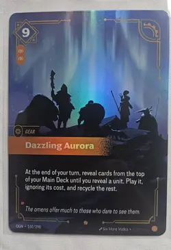 Riftbound 5 Card Lot - Kai'sa , Sett ,dazzling Aurora, Body Rune & Chaos Rune - Image 5