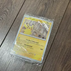 Pokemon TCG Scarlet & Violet Pikachu At The Museum Jumbo Promo Card - Image 2