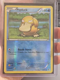 Pokemon TCG Psyduck Reverse Holo Rare Card 32/149 Boundaries Crossed - Image 1