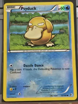 Pokemon TCG Psyduck Reverse Holo Rare Card 32/149 Boundaries Crossed - Image 2