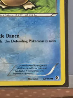 Pokemon TCG Psyduck Reverse Holo Rare Card 32/149 Boundaries Crossed - Image 4