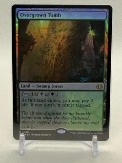 Overgrown Tomb - Lorwyn Eclipsed (ECL) Foil Rare Land Magic The Gathering Card - Image 1