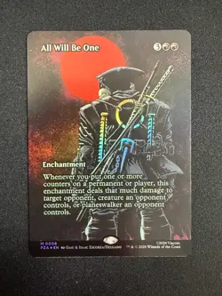 All Will Be One BORDERLESS FOIL - TMNT (Magic) NM - Image 1