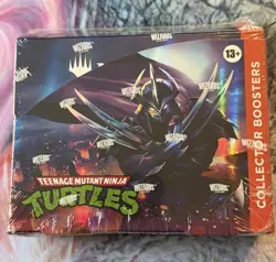 New Sealed MTG Magic The Gathering TMNT Ninja Turtles Collector Booster Box x1 - Image 1