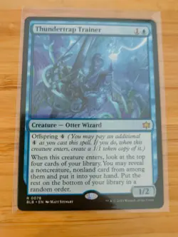 MTG Thundertrap Trainer 0078 Bloomburrow M/NM Free UK P&P - Image 1