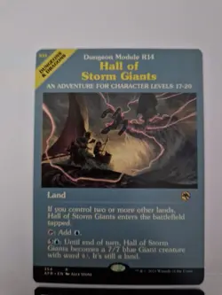 MTG Hall of Storm Giants X2!!Alt Art Adventures In The Forgotten Realms see pics - Image 3
