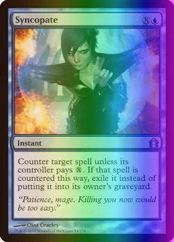 MTG Magic the Gathering Syncopate (54/286) Return to Ravnica LP FOIL - Image 1