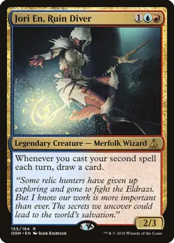 MTG Magic the Gathering Jori En, Ruin Diver (155/198) Oath of the Gatewatch MP - Image 1