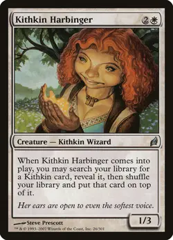 MTG Magic the Gathering Kithkin Harbinger (26/312) Lorwyn MP - Image 1