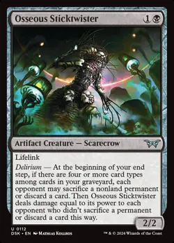 MTG Osseous Sticktwister (112/469) Duskmourn House of Horror NM - Image 1