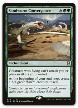Sandwurm Convergence #833 LP Baldur's Gate CLB Magic MTG - Image 1
