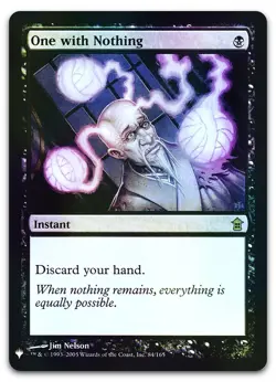 One with Nothing #84 (Foil) (NM) List Reprints LIST LIST Magic MTG - Image 1