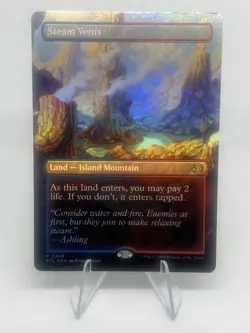 Steam Vents - R0348 Foil (Borderless) - Lorwyn Eclipsed - MTG - NM - Image 1