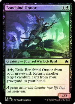Bonebind Orator - 84 FOIL - Bloomburrow - Image 1