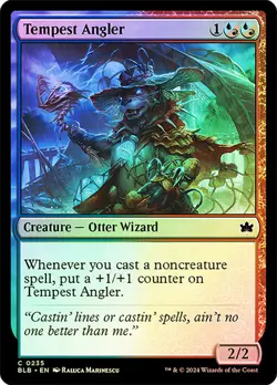 Tempest Angler - 235 FOIL - Bloomburrow - Image 1