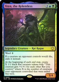 Vren, the Relentless - 239 FOIL - Bloomburrow - Image 1