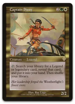 Captain Sisay #237 (LP) Invasion INV Magic MTG - Image 1