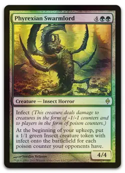 Phyrexian Swarmlord #119 (Foil) (LP) New Phyrexia NPH Magic MTG - Image 1