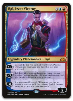 Ral, Izzet Viceroy #195 (NM) Guilds of Ravnica GRN Magic MTG - Image 1