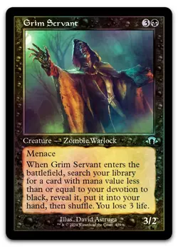 Grim Servant (Retro Frame) #409 (Foil) (NM) Modern Horizons 3 MH3 Magic MTG - Image 1