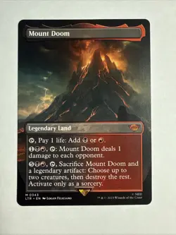 Mount Doom (Borderless) Universes Beyond: The Lord of the Rings: Tales of... - Image 1