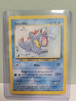 Pokemon TCG Totodile 80/111 Neo Genesis Unlimited MINT - Image 1