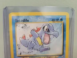 Pokemon TCG Totodile 80/111 Neo Genesis Unlimited MINT - Image 3