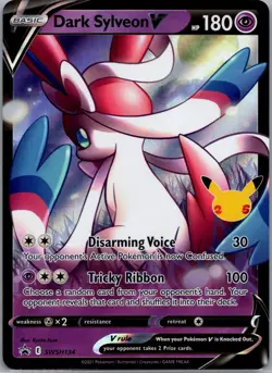 Dark Sylveon V SWSH134 SWSH: Sword & Shield Promo Cards Pokemon TCG Promo NM - Image 1