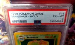 1999 Pokemon Unlimited Base Set Venusaur Holo #15 PSA 6 EX-MT - Image 2