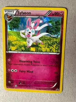 Pokemon Sylveon XY04 Promo Holo Stage 1 90HP XY Set Fairy Wind Card - Image 1