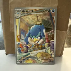Pokemon TCG Quaxwell Holo Illustration Rare 207/193 Paldea Evolved Near Mint - Image 1