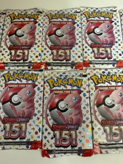 🔥🔥 10x Pokemon Scarlet & Violet 151 Booster Pack Sealed (English) 🔥🔥 - Image 3
