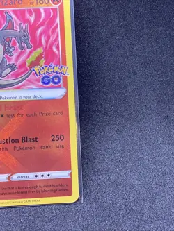 Radiant Charizard 160 HP Radiant Rare Pokemon GO 011/078 Holo - Image 5