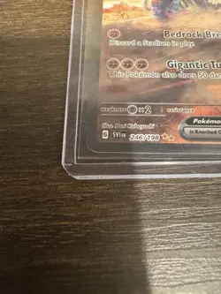 Great Tusk ex SIR 246/198 SV01: Scarlet & Violet Base Set Pokemon NM TCG - Image 3
