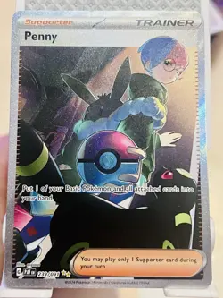 Pokemon TCG: Penny 239/091 SV: Paldean Fates Holo - Image 2