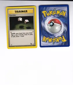 1999 Pokemon - Trainer - Gambler - 60/62 (POK) - Image 1