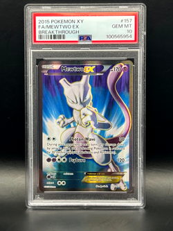 2015 POKEMON XY BREAKTHROUGH-MEWTWO EX 157 FULL ART- PSA Gem Mint 10 - Image 3