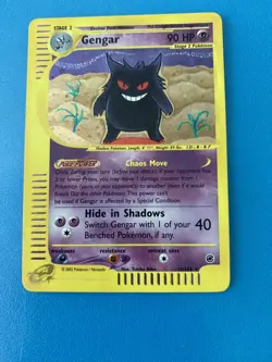 Pokemon Gengar Expedition Holo Rare SWIRL 13/165 - Image 1