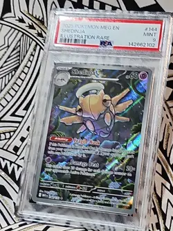Shedinja Illustration Rare #144 PSA 9 Mint Pokemon Mega Evolution (102) - Image 5