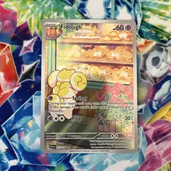 Pokemon TCG Fidough 213/198 Scarlet Violet Base Set IR Mint Condition - Image 1